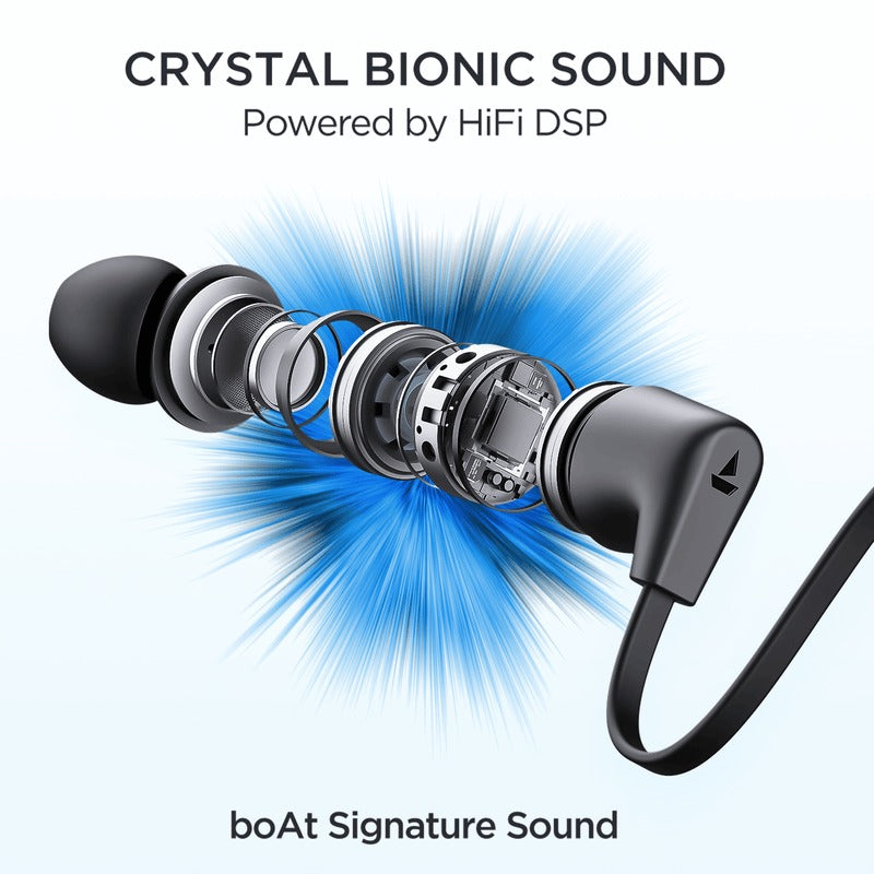 boAt Rockerz Trinity with 150 Hours Playback, Crystal Bionic Sound & ASAP Charge Bluetooth Headset